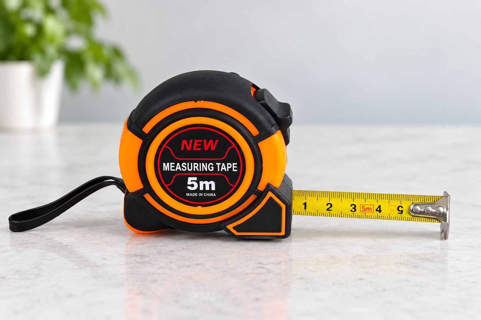 5m Measuring Tape — Rubber-Grip Case
