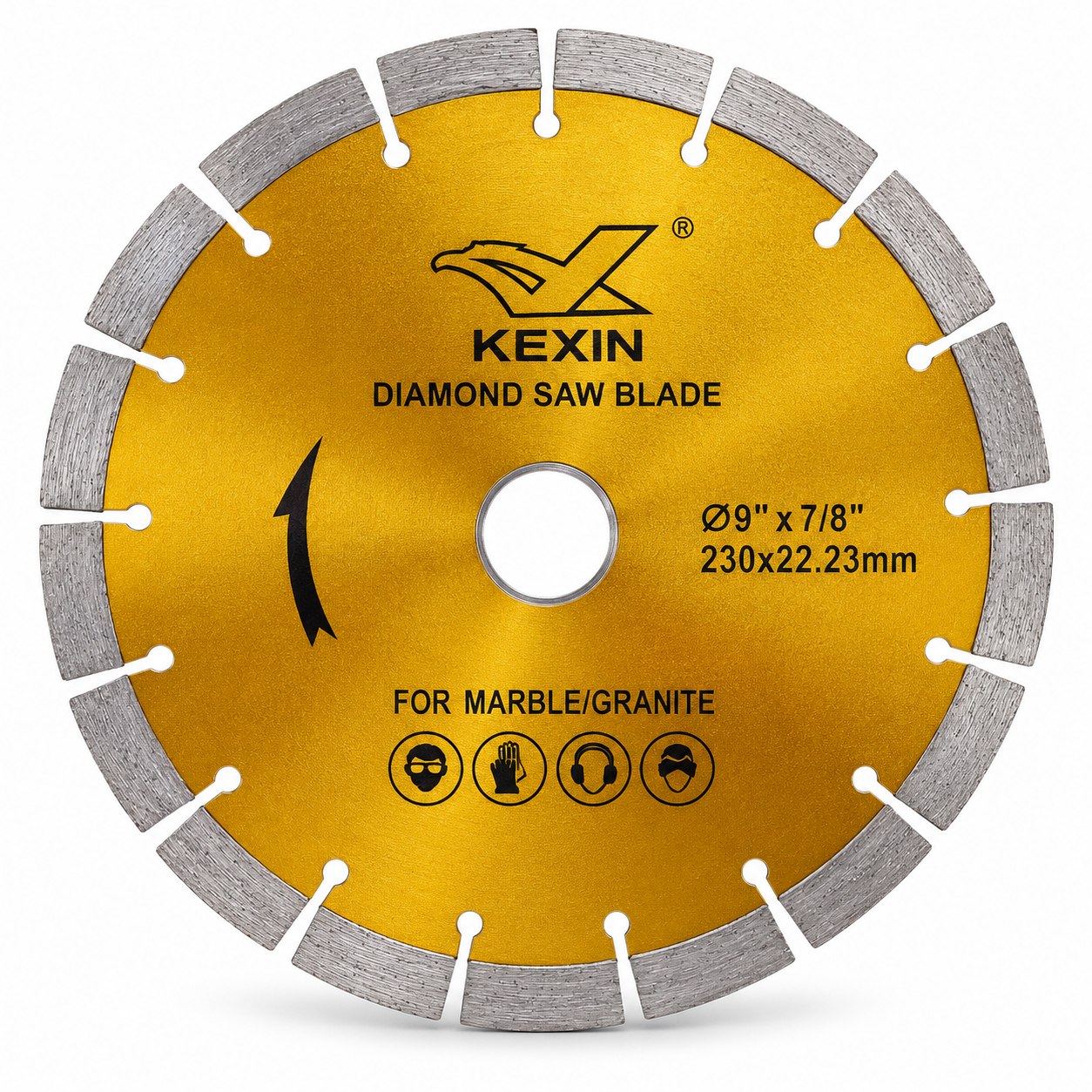 KEXIN 9" Diamond Saw Blade — Marble & Granite