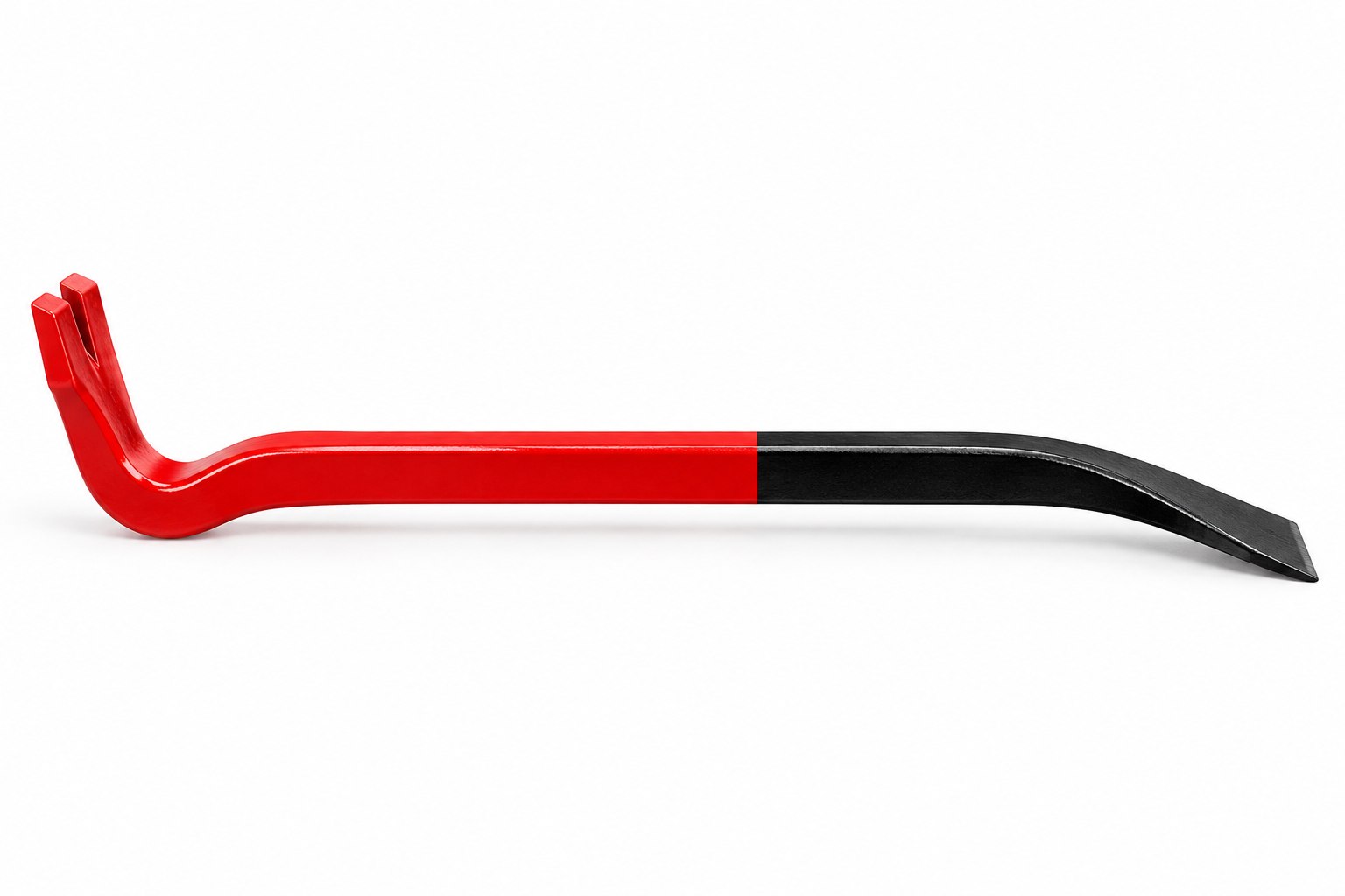 Flat Wrecking Bar — 2-in-1 Nail Puller & Chisel
