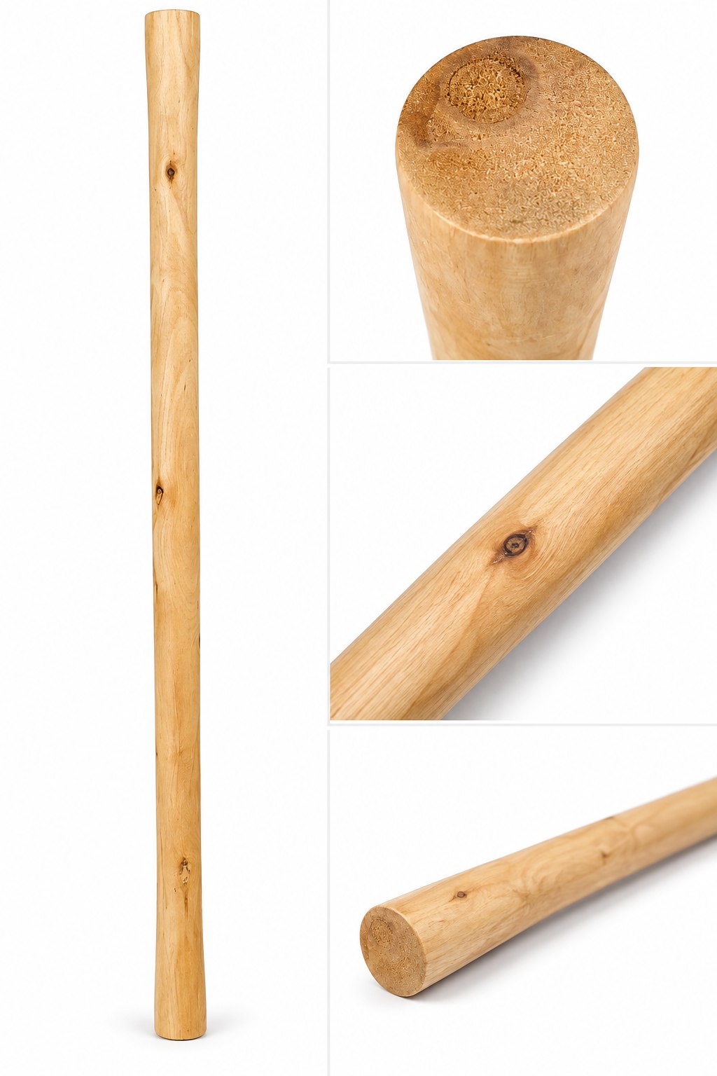 B.Cock Heavy-Duty Garden Hoe with Wooden Handle