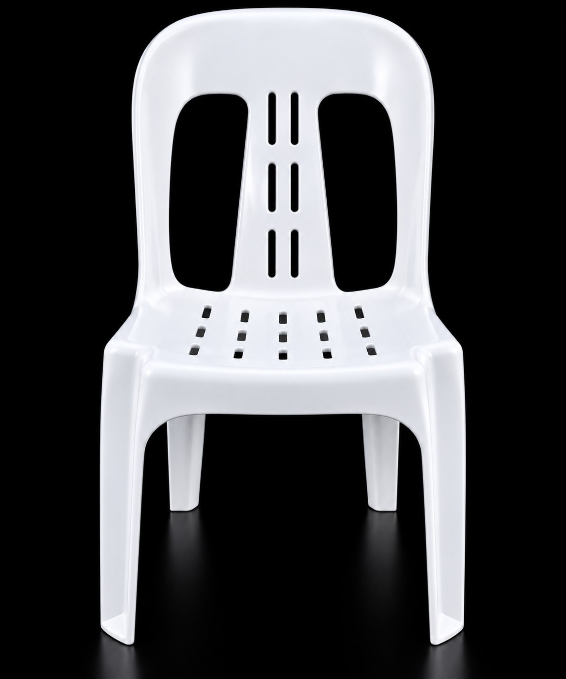 Stackable Resin Patio Chair — White