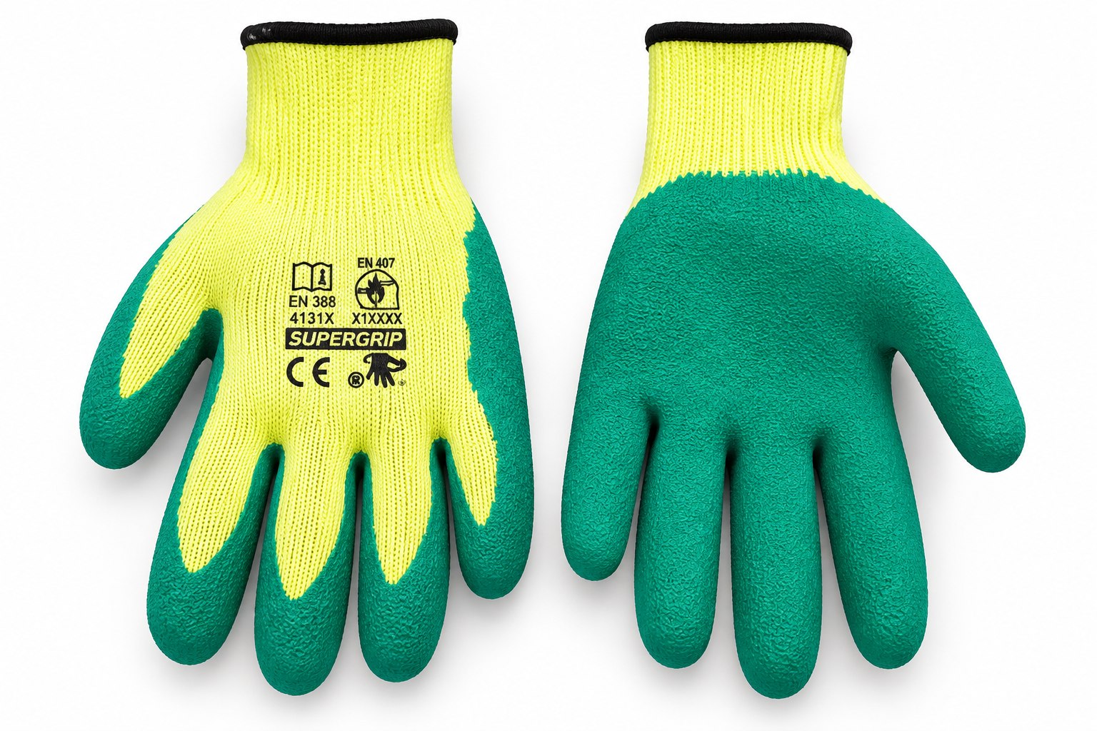 SuperGrip Latex-Coated Work Gloves